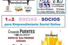 Por razones de salud busco 1 o 2 socio-socias online, personas entre 40 y 60 años para gran emprendi