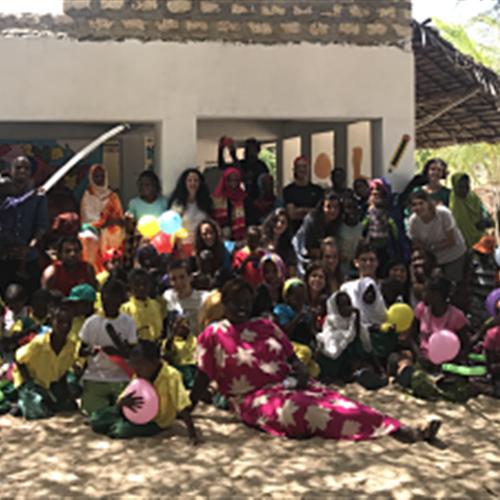 Microproyecto Kenia lamu educación, arte y reciclaje 2018