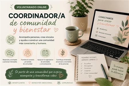 Coordinador/a de comunidad y bienestar