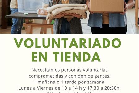 Voluntariado en tienda solidaria crecer con futuro. calle león xiii, n.º 19, 41009, sevilla.