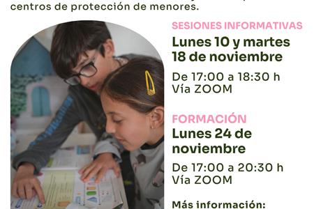Voluntariado en centros de protección de menores.