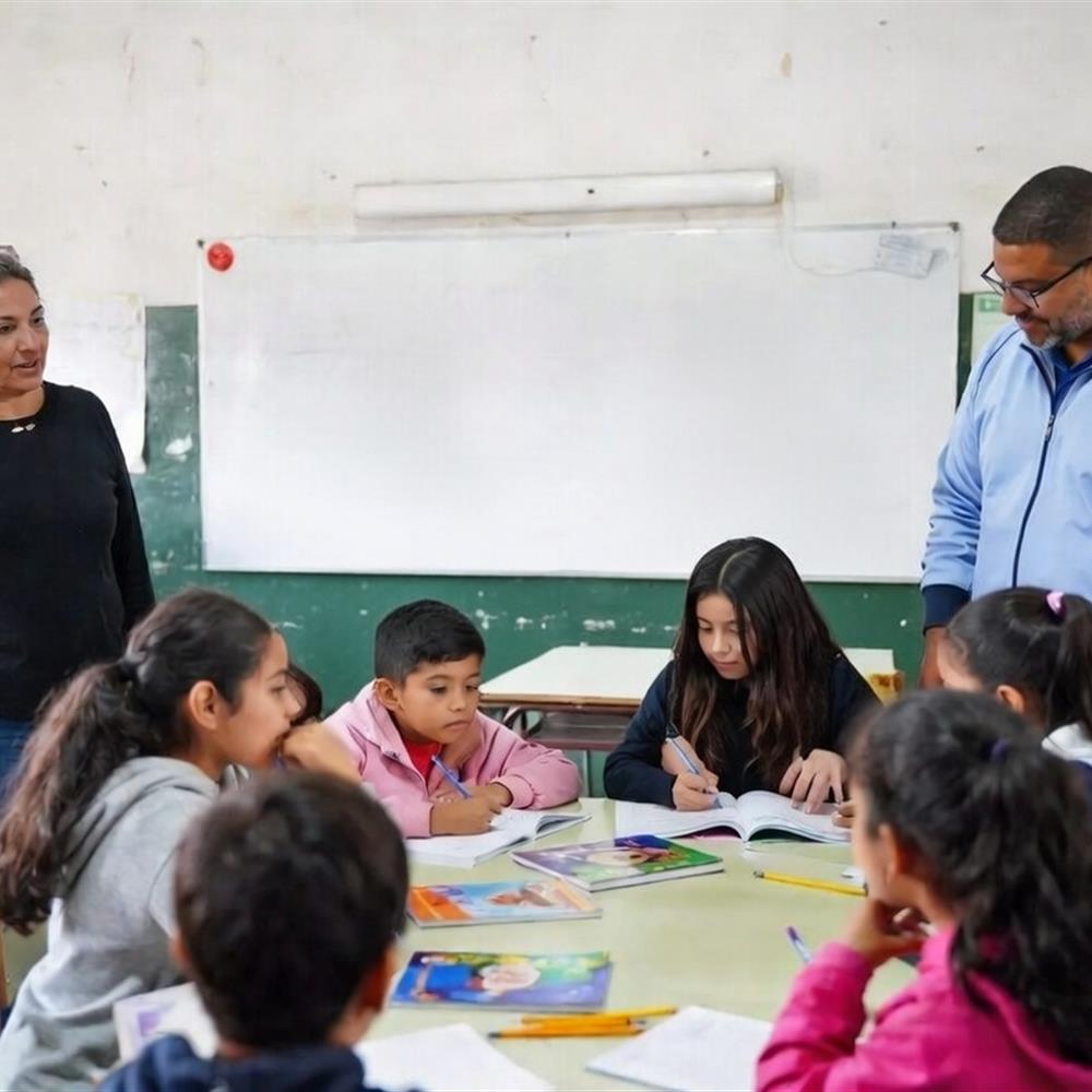 Voluntariado tomillo en apoyo educativo de primaria
