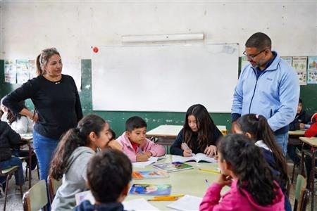 Voluntariado tomillo en apoyo educativo de primaria