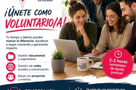 Voluntariado online para gestión, documentación y redes sociales