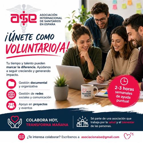 Voluntariado online para gestión, documentación y redes sociales