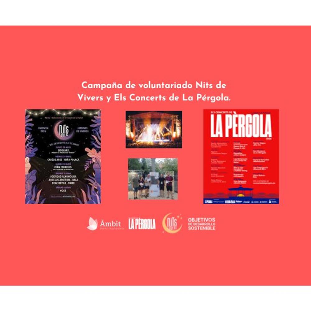Àmbit & conciertos nits de vivers y els concerts de la pérgola - sensibilización y difusión