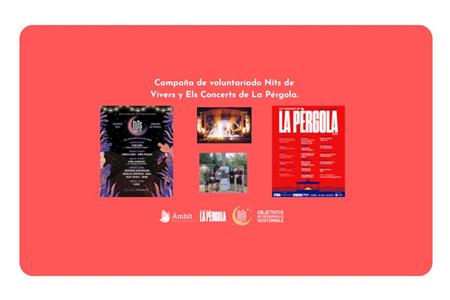 Àmbit & conciertos nits de vivers y els concerts de la pérgola - sensibilización y difusión