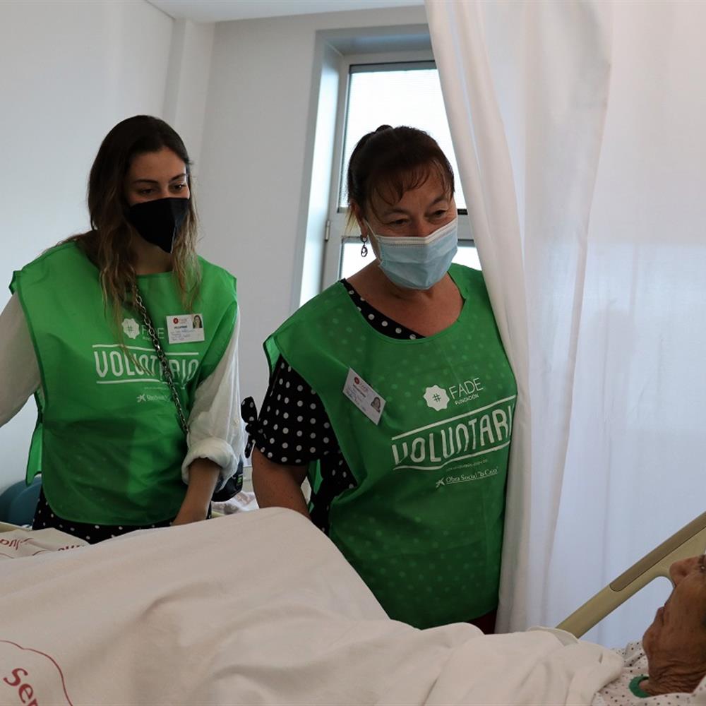 Acompañamiento a pacientes en el hospital mesa del castillo