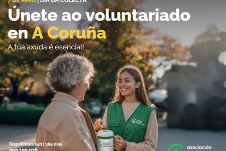 Voluntariado por un día - 7 de mayo 2026 - cuestación en a coruña