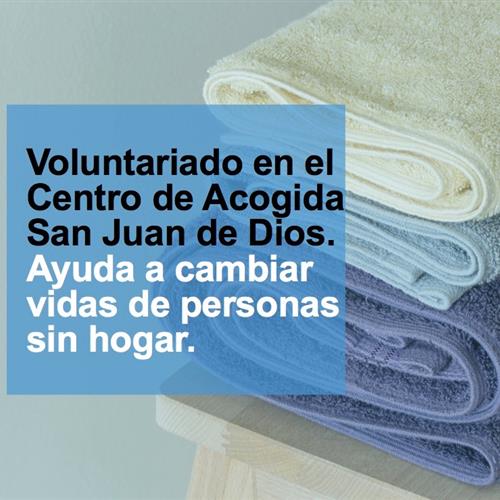 Voluntariado en el programa de higiene vestuario y lavandería para personas sin hogar