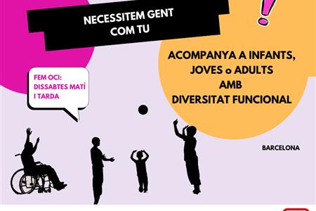 Acompanya en l'oci a persones amb diversitat funcional - dissabtes