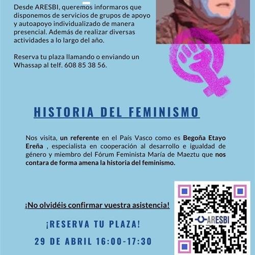 Participación / seminario historia del feminismo - transferencias y movimientos activos 