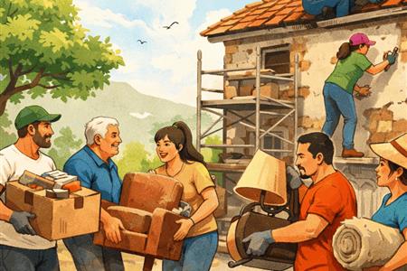 Buscamos colaboradores altruistas para ayudar en la recuperación de casas.