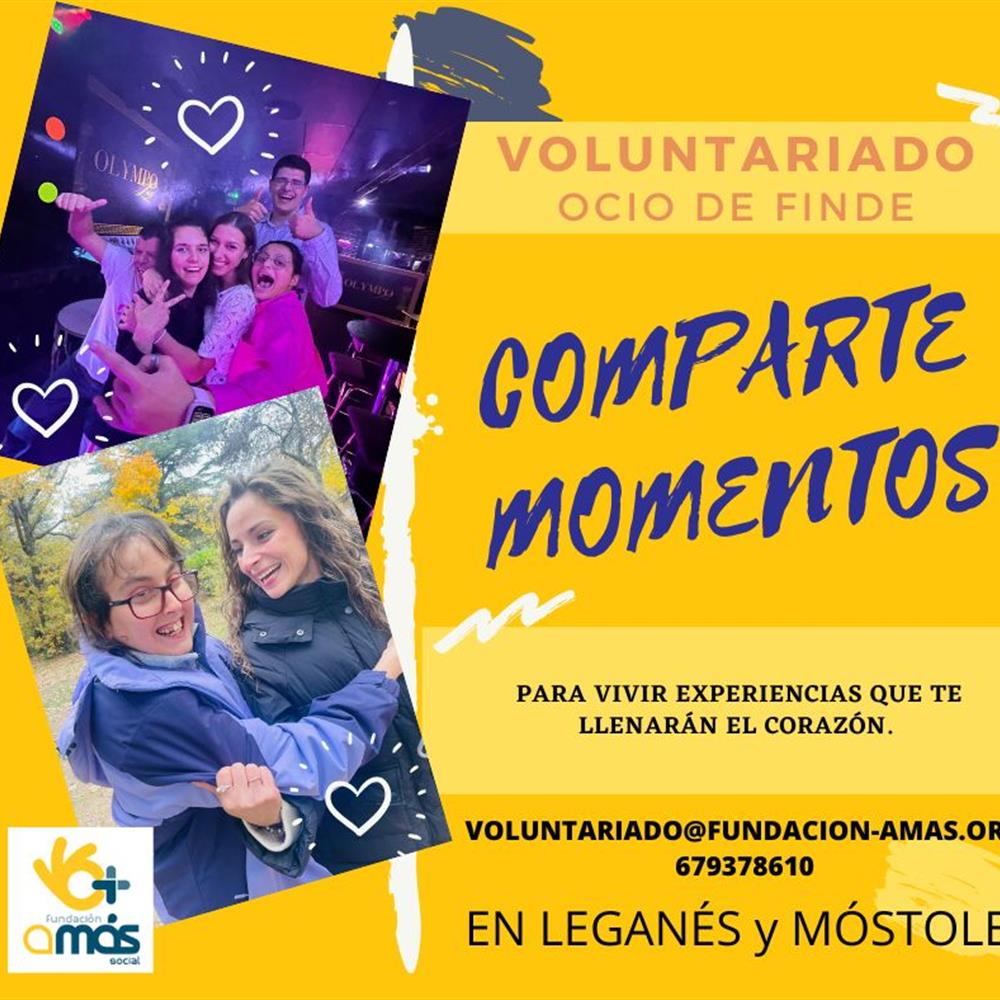  Voluntariado para los fines de semana en leganés y móstoles