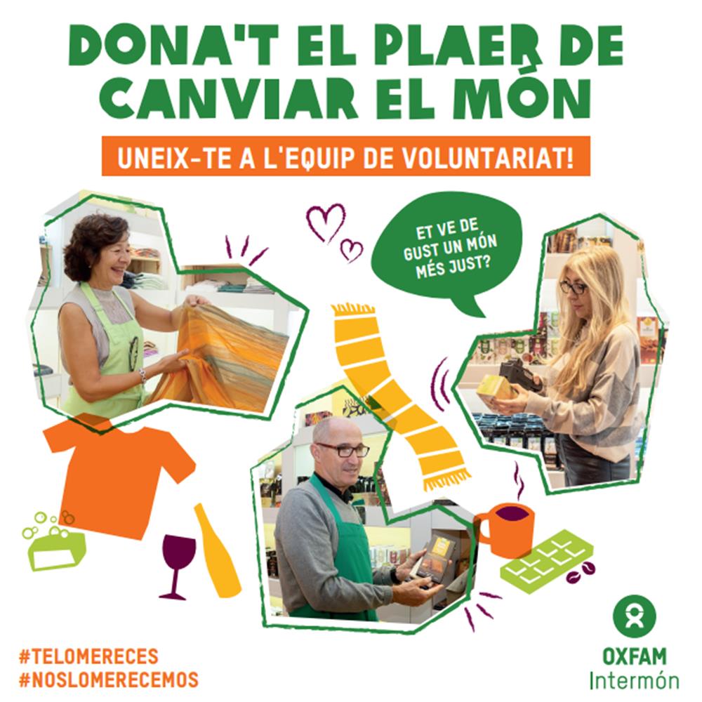 Vilanova i la geltrú - voluntariat en botiga ciutadana de comerç just a vilanova i la geltrú