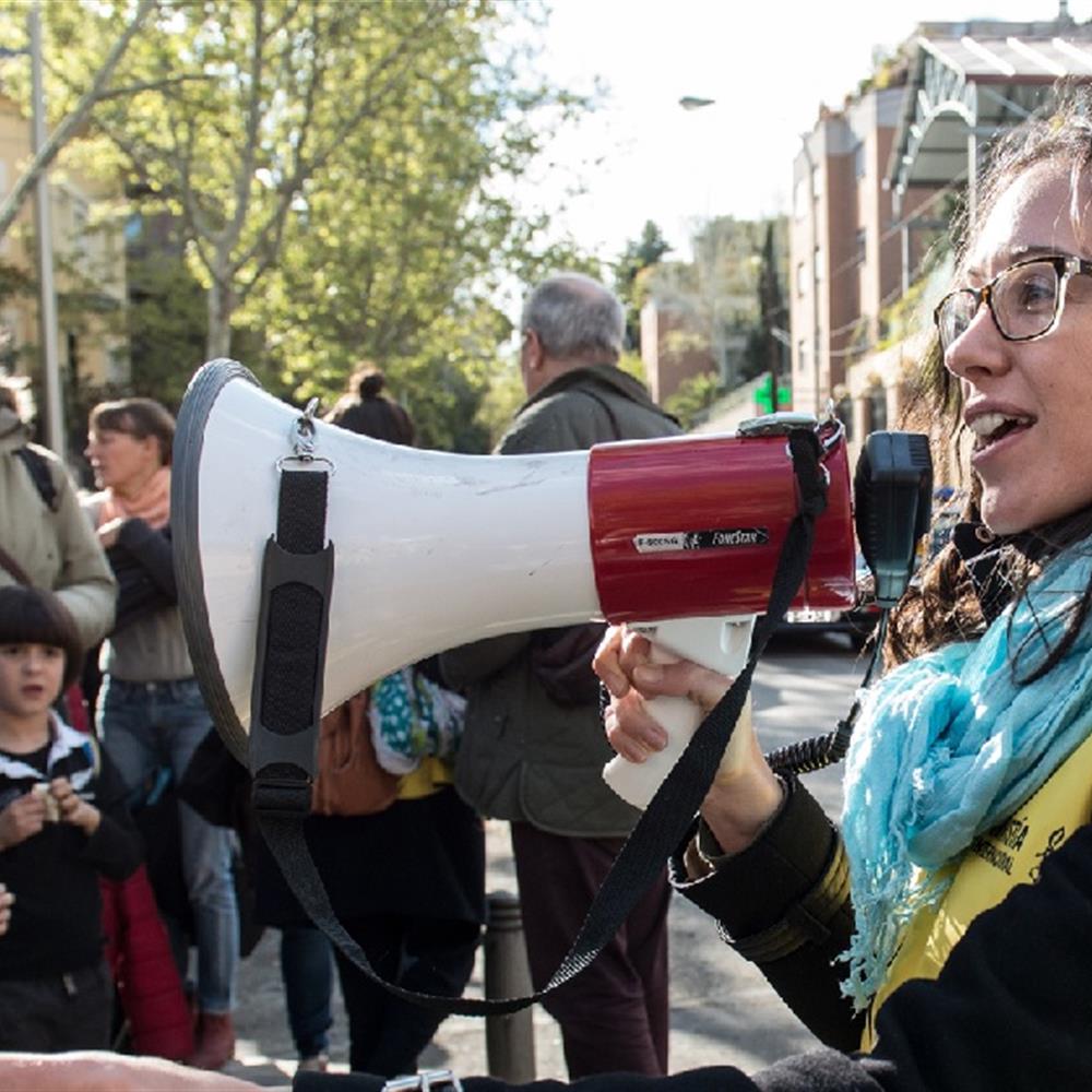 Activistas para el grupo de segovia