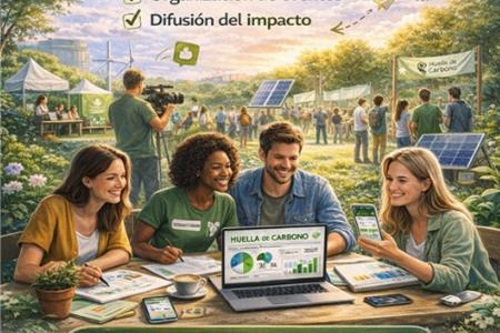 Voluntarios/as para cambio climático - marketing digital de la asociación en redes, web y eventos.