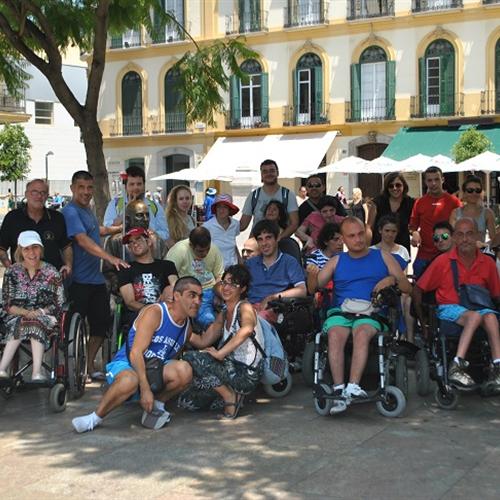 Vii jornadas de convivencia “la pueblanueva” en malaga arte y discapacidad