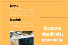 Profesor/a de alfabetización castellano barcelona c/rull, 9