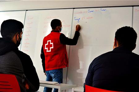 Docente de clases de castellano para inmigrantes y refugiados en galapagar