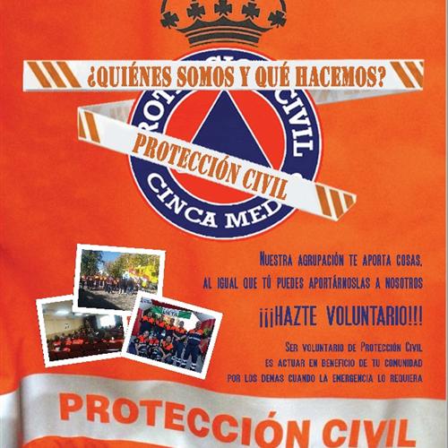 Requerimos nuevos/as voluntarios/as para la proteccion civil del cinca medio