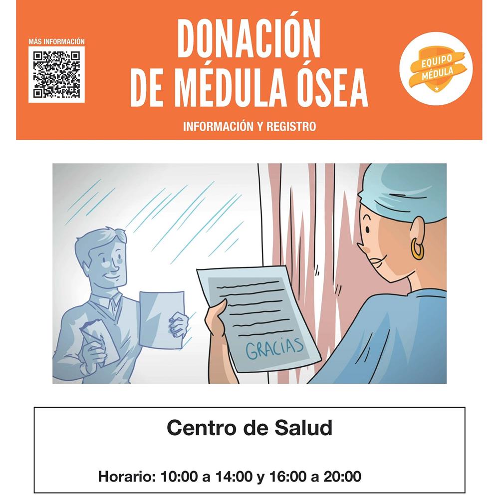 Promocionar la donación de médula ósea en centros de salud