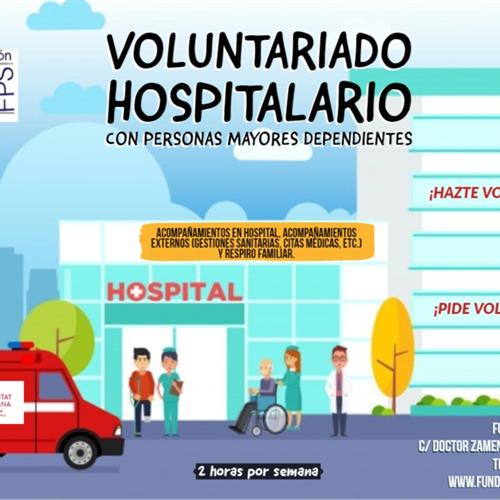 Programa de voluntariado hospitalario con personas mayores dependientes