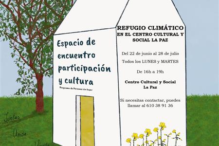 Refugio climático - voluntariado acompañamiento a personas sin hogar