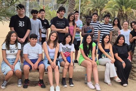 Acompanyament a sortides amb joves migrades aprenents de català