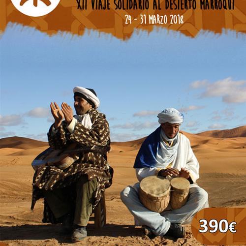 #ÚltimasPlazasViaje solidario al desierto marroquí semana santa