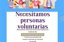 Buscamos personas voluntarias para gijón