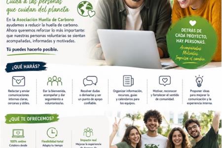 Voluntarios/as del cambio climático: comunicación interna para el soporte a los voluntarios