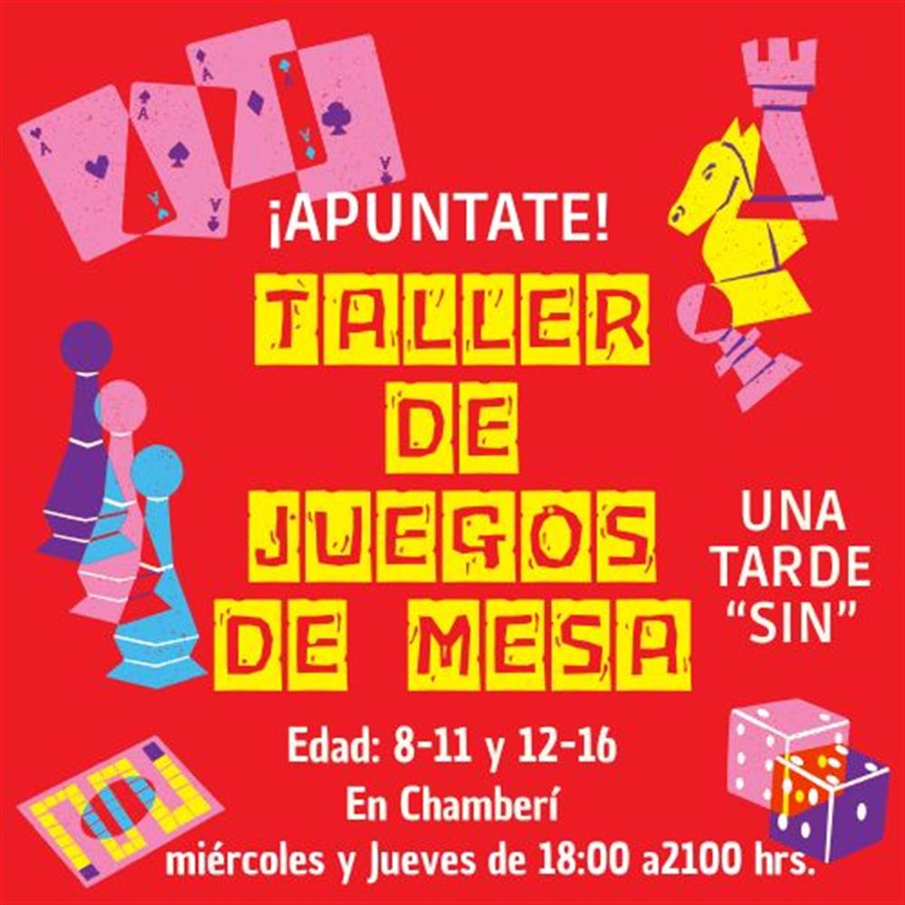 Voluntariado para monitorear juegos de mesa tradicionales grupos: infantil y juvenil. 