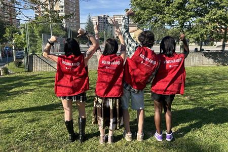 Fuenlabrada. voluntariado con infancia en proyectos socioeducativo